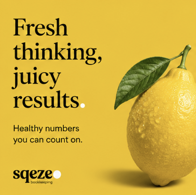 Fresh lemon campaign artwork representing healthy business numbers